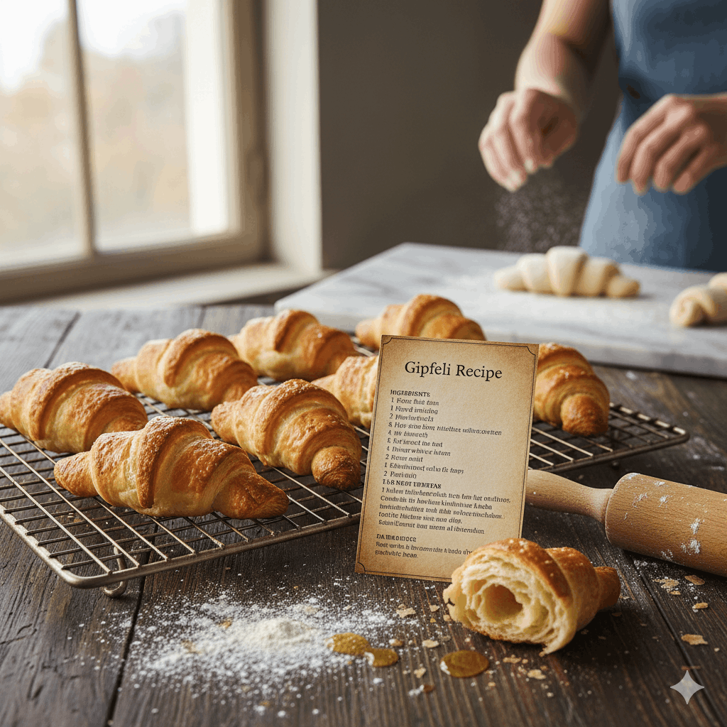 Gipfeli Recipe: Swiss Crescent Rolls With a Buttery, Flaky Texture 2 Gipfeli Recipe