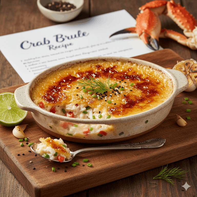 Crab Brulee Recipe