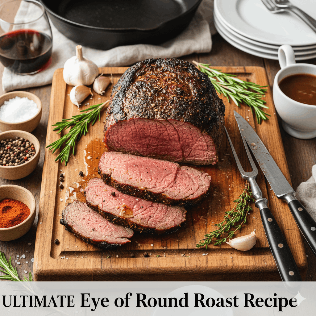 Eye of Round Roast Recipe: Tender Oven Method + Slicing Tips 2 Eye of Round Roast Recipe